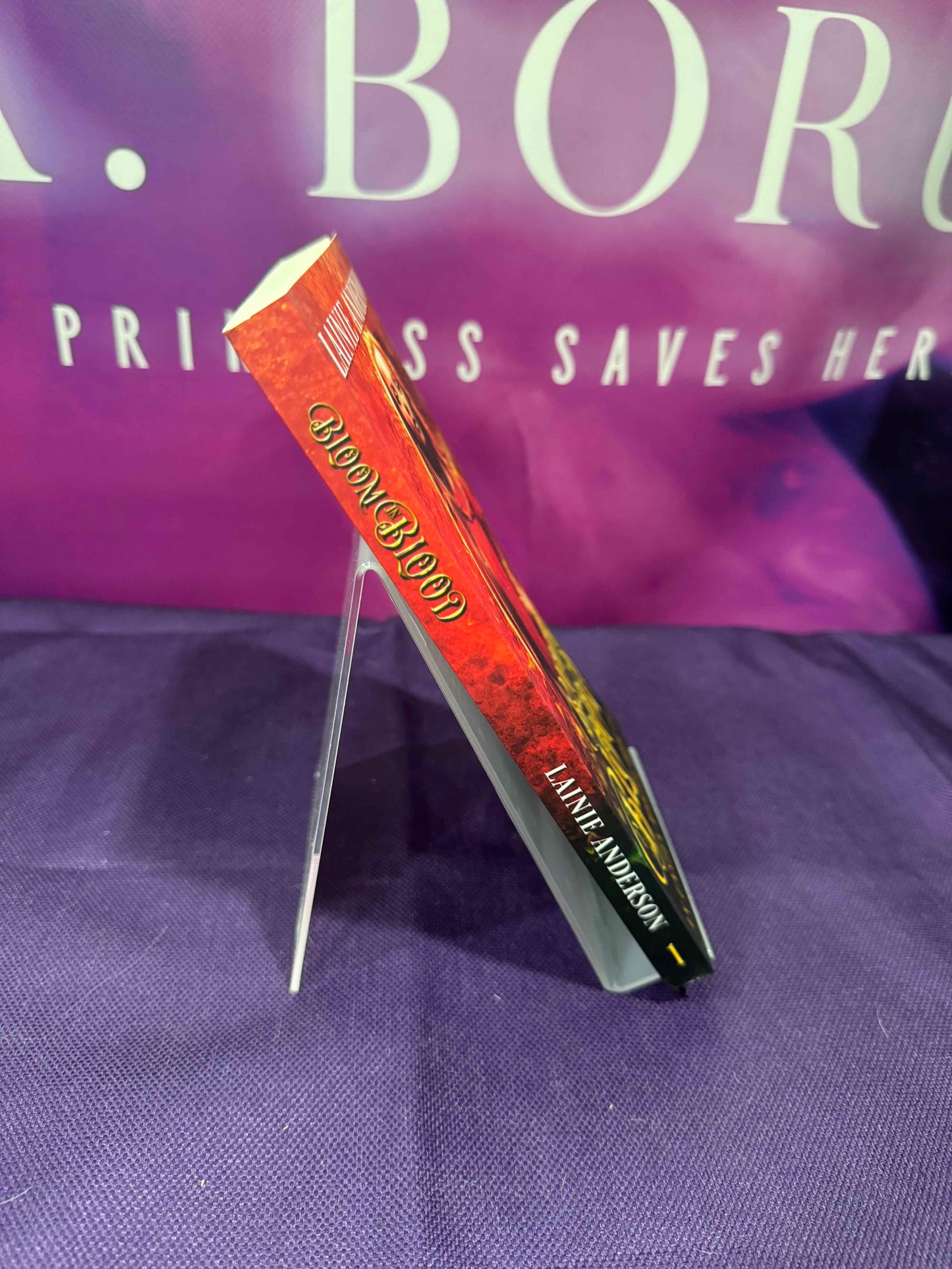 Bloom in Blood An Unseen Midlife Book 1 SIGNED by Lainie Anderson with swag