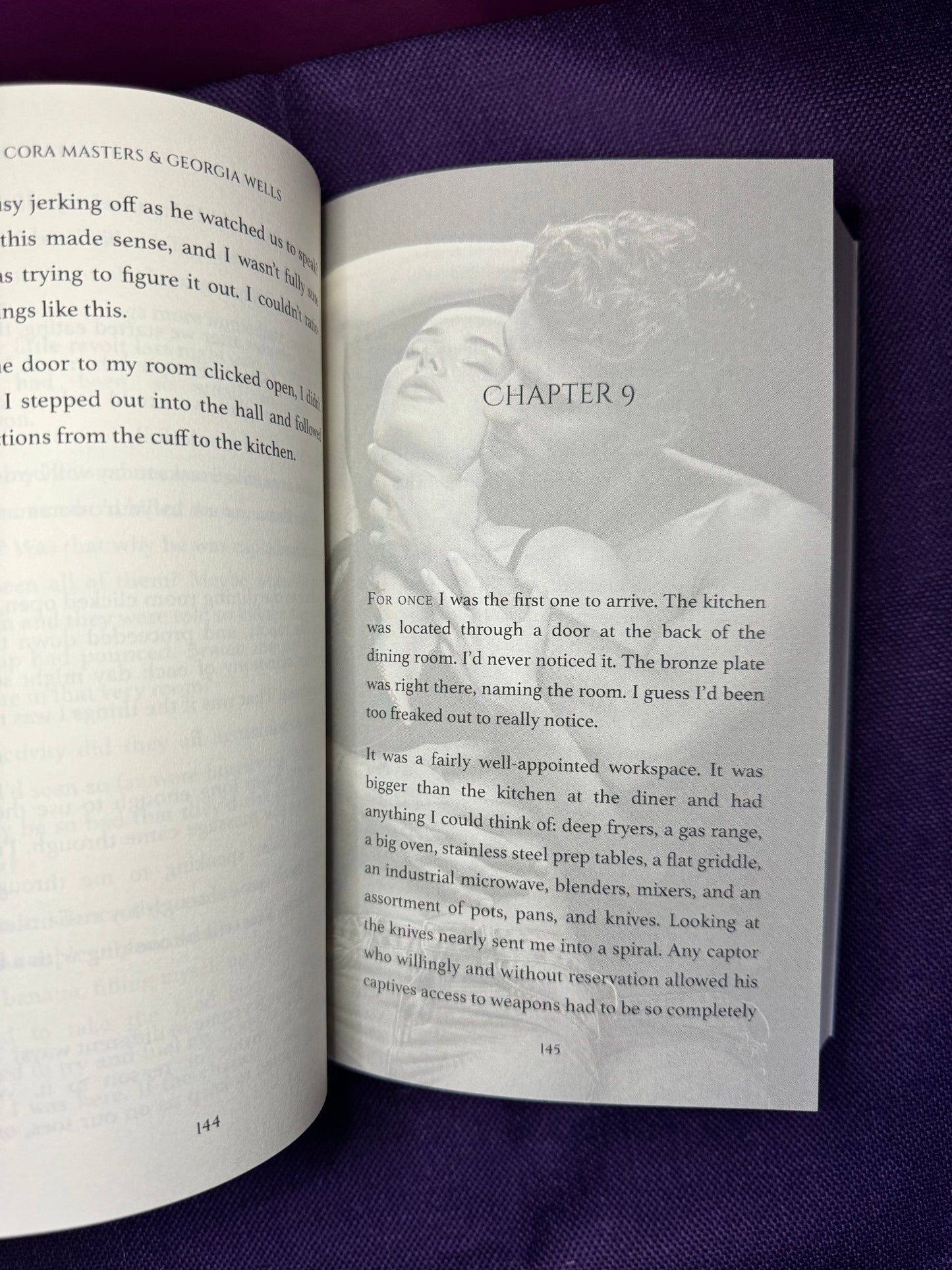 Trapped in the Shadows: A Horror Romance Signed by Cora Masters and Georgia Wells Paperback plus swag