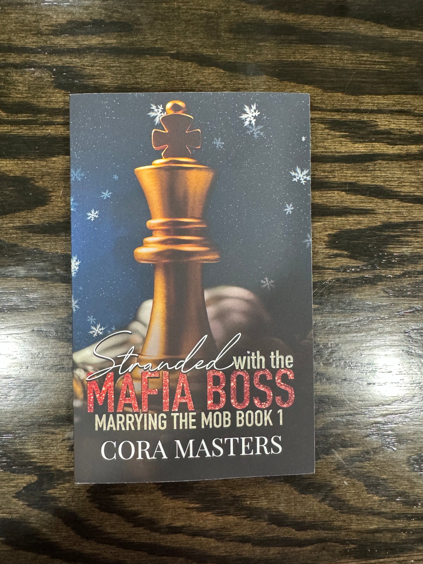 Stranded With My Mafia Boss Signed by Cora Masters with Swag