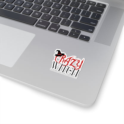 Crazy Witch Kiss-Cut Stickers