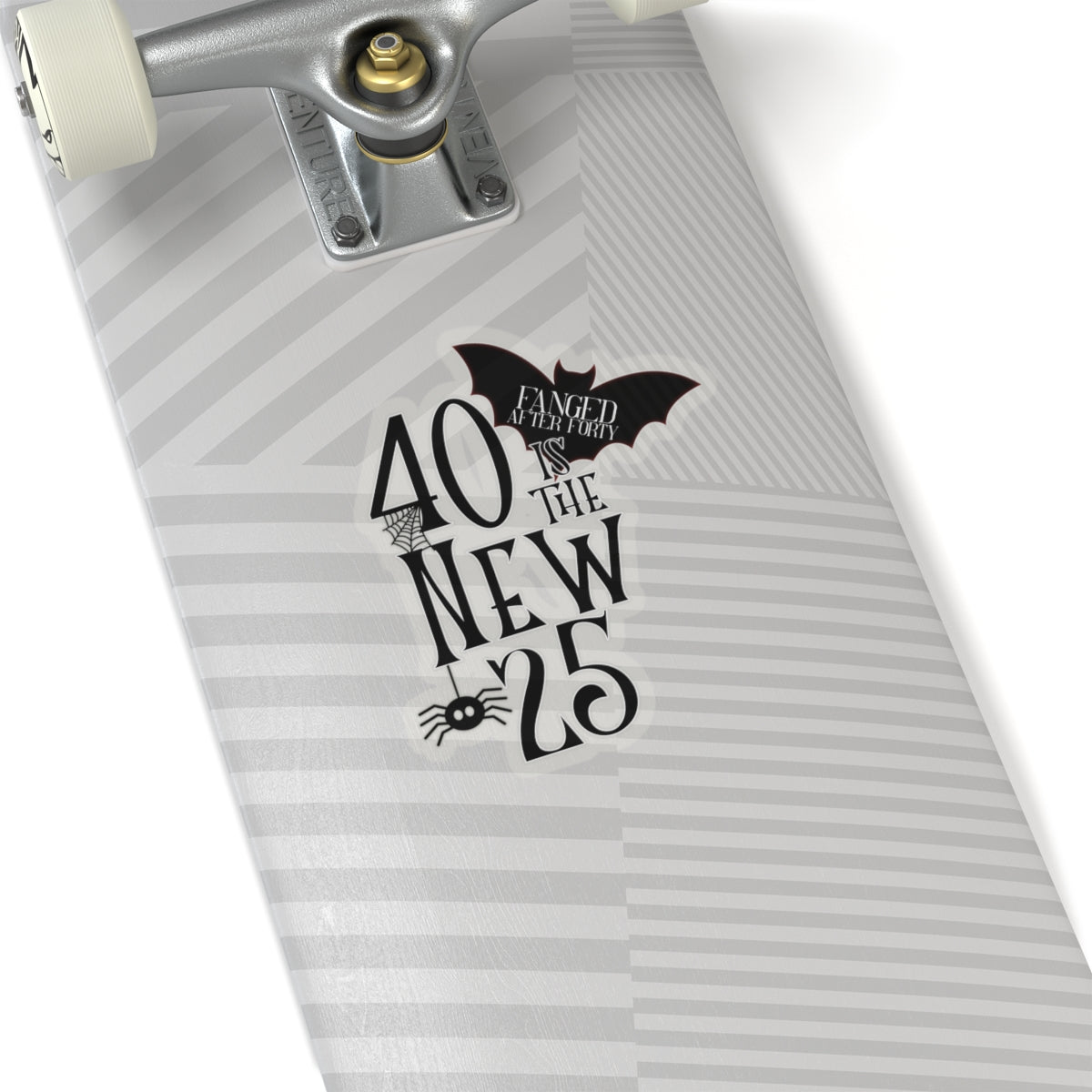 40 is the new 25 Fanged After Forty L.A. Boruff Lia Davis Kiss-Cut Stickers