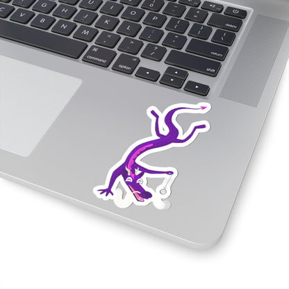 Dragon Fred Borrowed Time Primetime of LIfe L.A. Boruff Kiss-Cut Stickers
