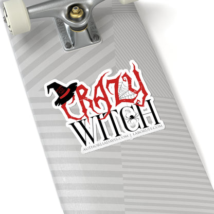 Crazy Witch Kiss-Cut Stickers
