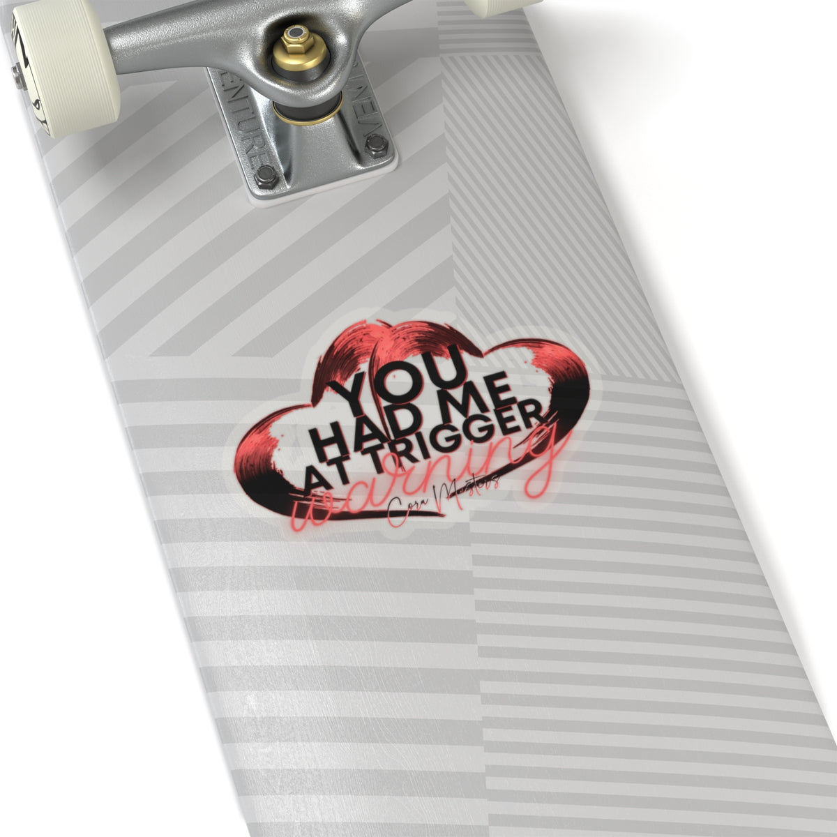 You Had Me At Trigger Warning Cora Masters Kiss-Cut Stickers