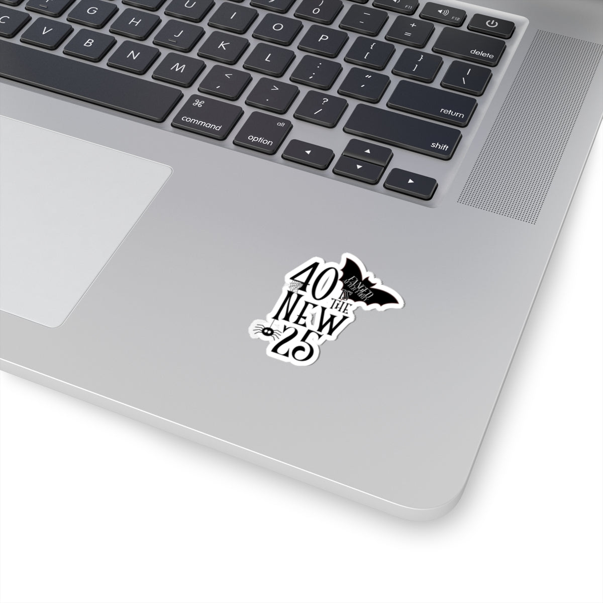 40 is the new 25 Fanged After Forty L.A. Boruff Lia Davis Kiss-Cut Stickers