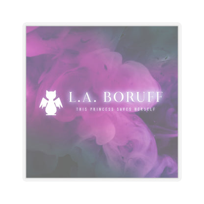 L.A. Boruff This Princess Saves Herself Kiss-Cut Stickers