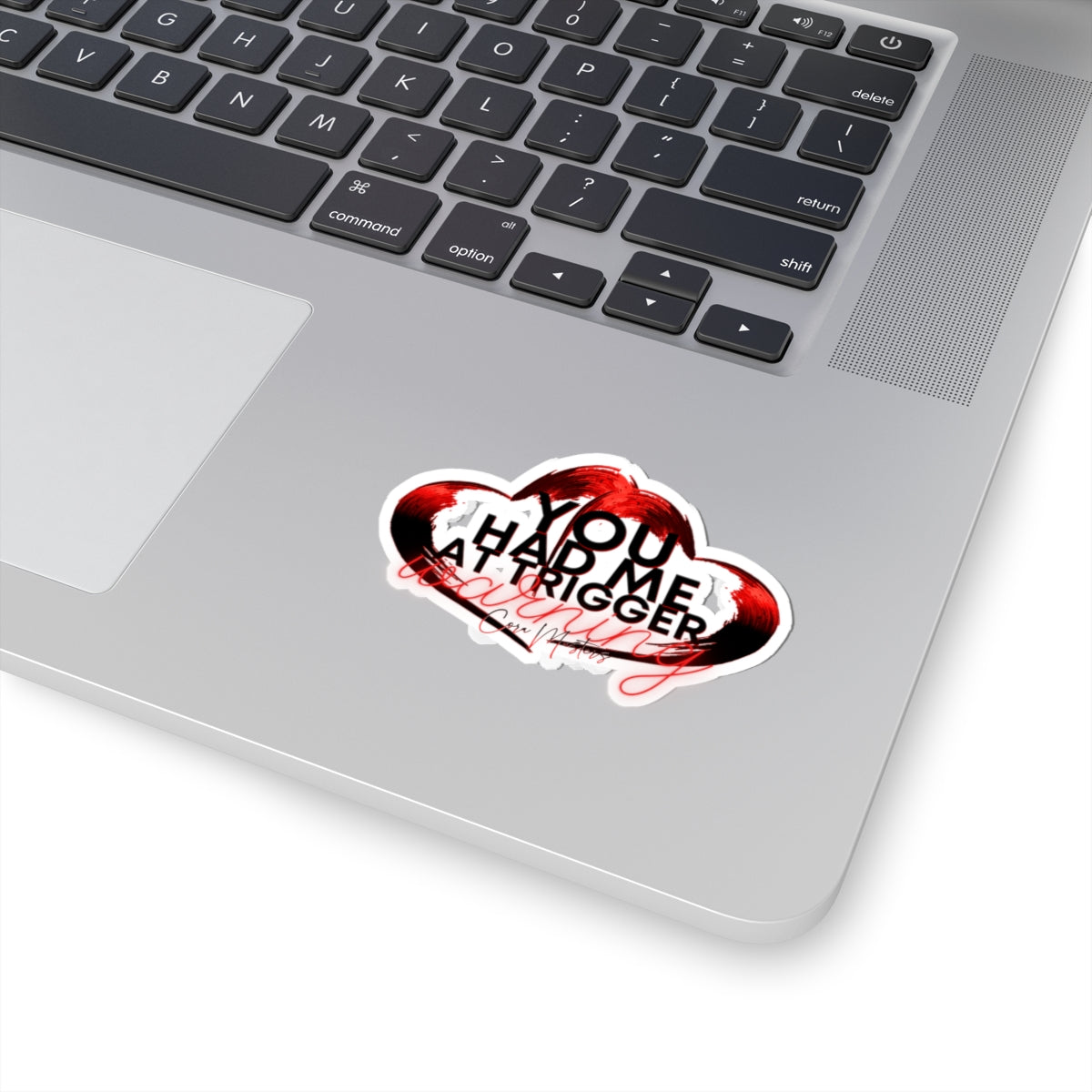You Had Me At Trigger Warning Cora Masters Kiss-Cut Stickers