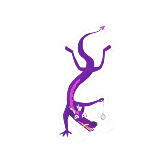 Dragon Fred Borrowed Time Primetime of LIfe L.A. Boruff Kiss-Cut Stickers