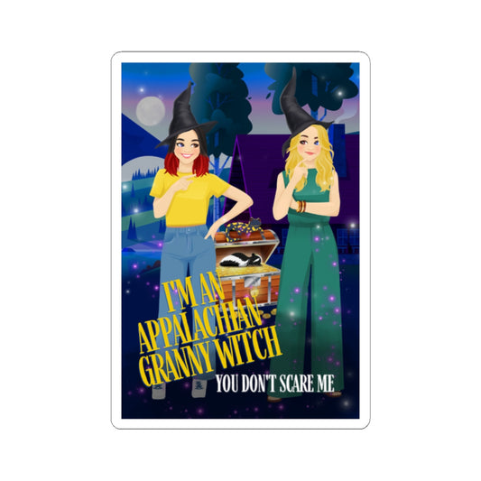 Wears Valley Witches Appalachian Granny Witch Next of Twin L.A. Boruff Lorraine Cooke Kiss-Cut Stickers