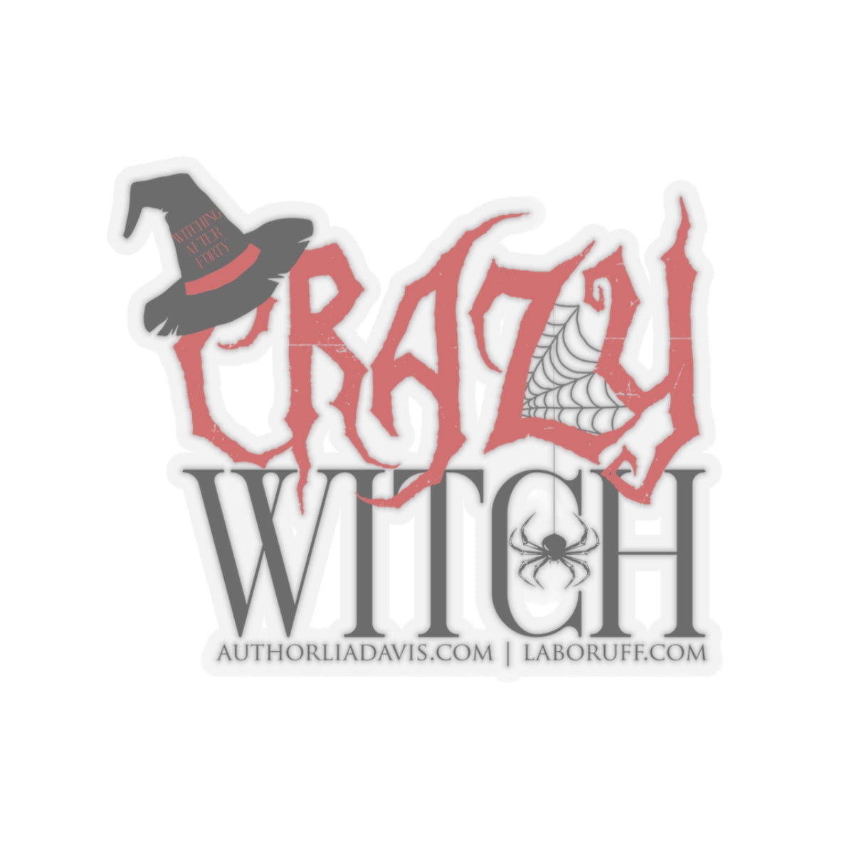Crazy Witch Kiss-Cut Stickers