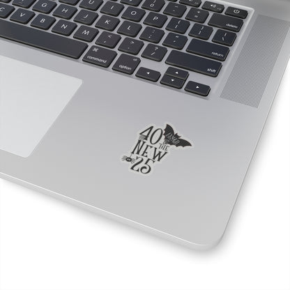 40 is the new 25 Fanged After Forty L.A. Boruff Lia Davis Kiss-Cut Stickers