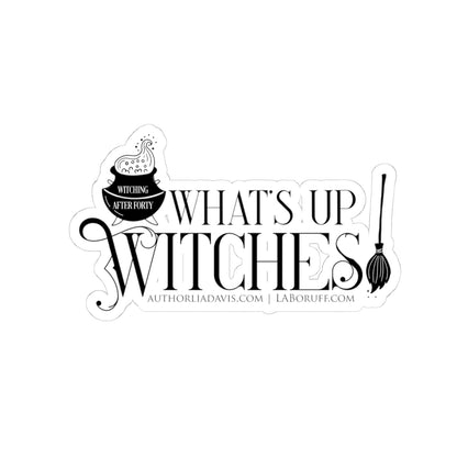 What's Up Witches? L.A. Boruff Lia Davis Kiss-Cut Stickers