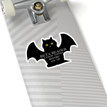 Beta Reader Kiss-Cut Stickers