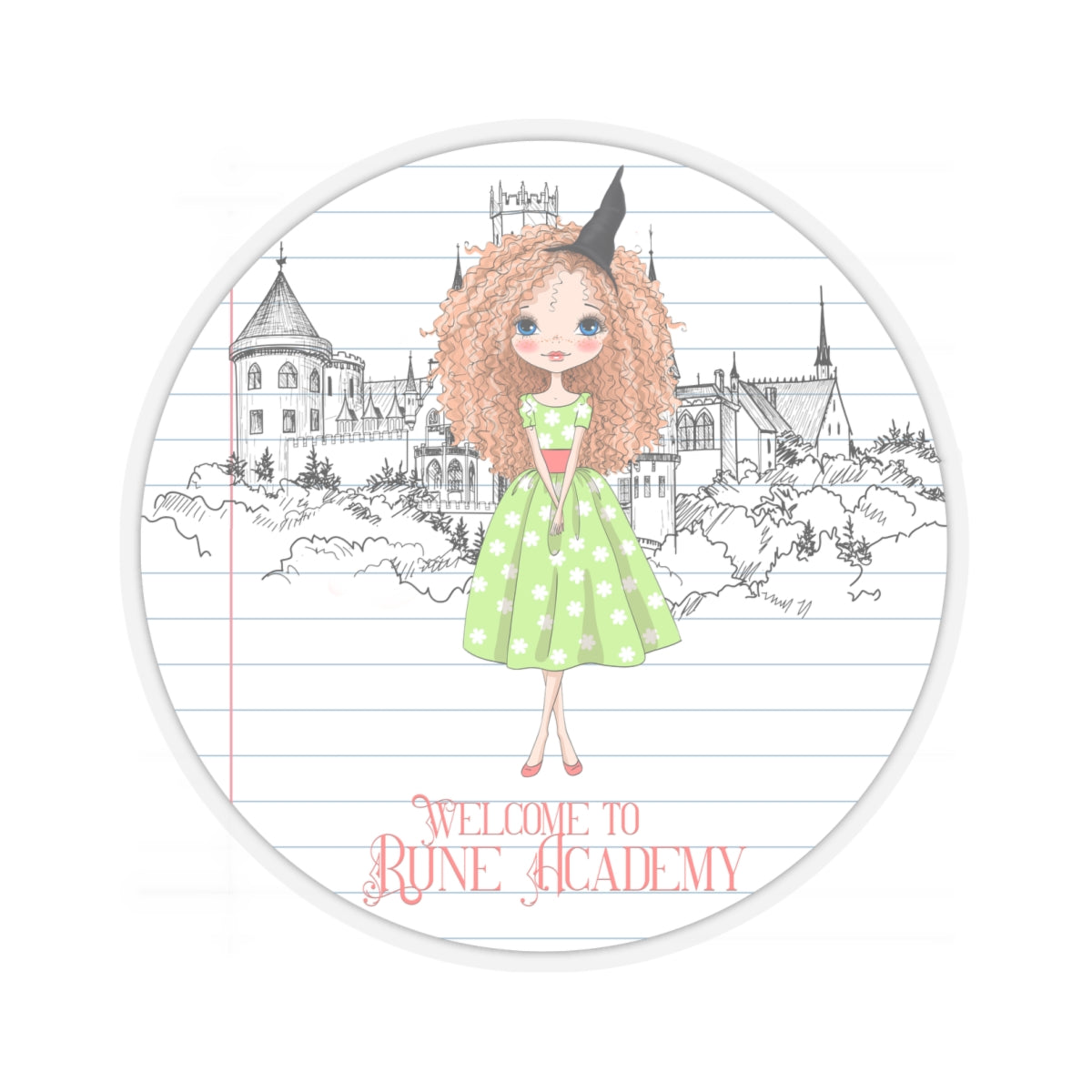 Rune Academy Lainie Davis Kiss-Cut Stickers