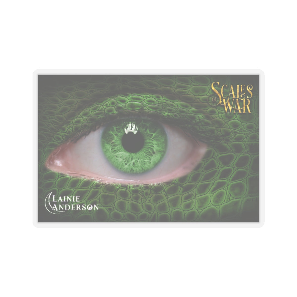 Scales of War Bloom in Blood Lainie Anderson L.A. Boruff Kiss-Cut Stickers