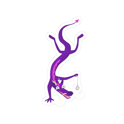 Dragon Fred Borrowed Time Primetime of LIfe L.A. Boruff Kiss-Cut Stickers