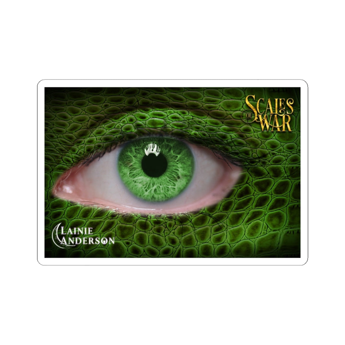 Scales of War Bloom in Blood Lainie Anderson L.A. Boruff Kiss-Cut Stickers