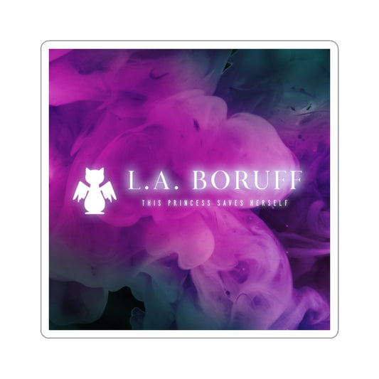 L.A. Boruff This Princess Saves Herself Kiss-Cut Stickers