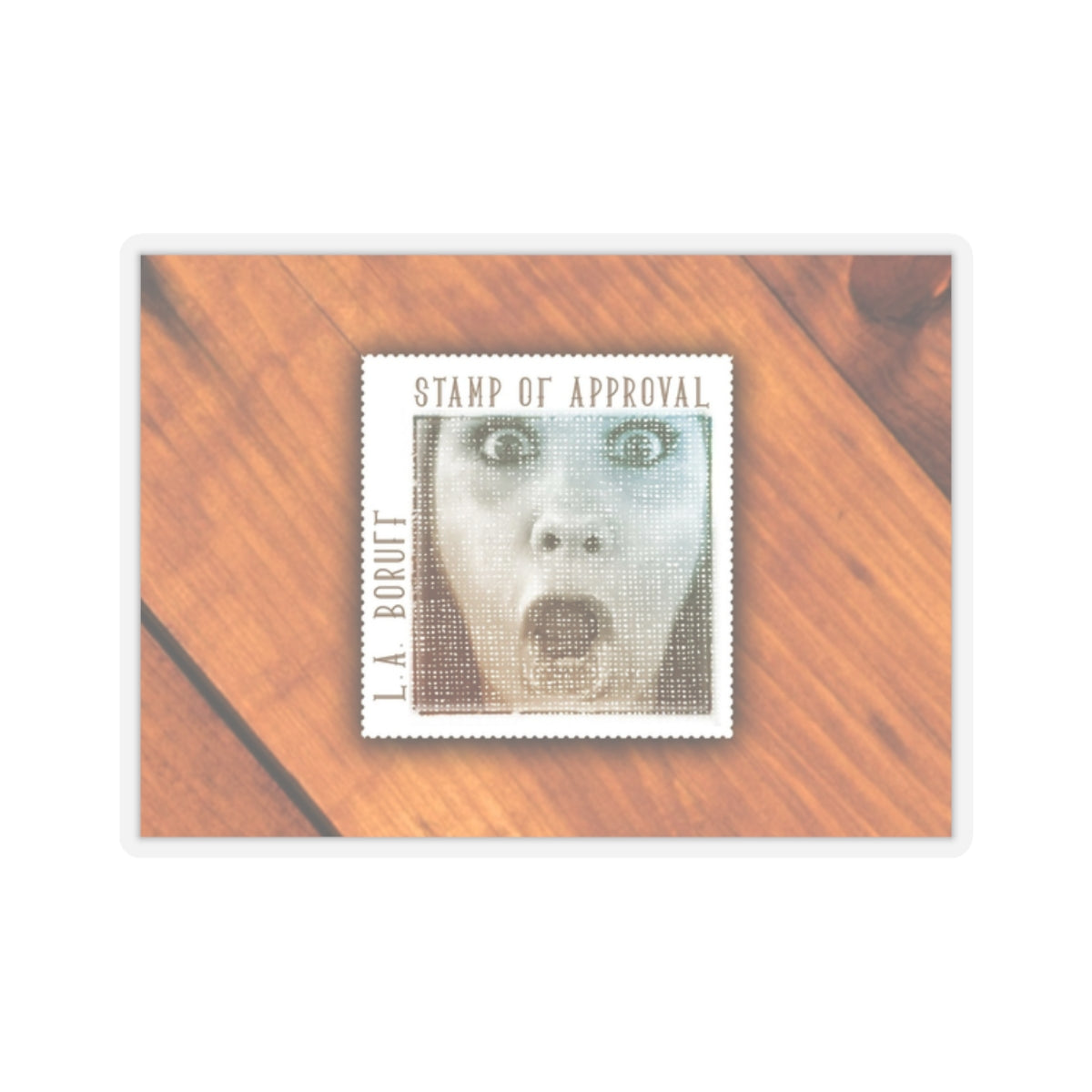 L.A. Boruff Stamp of Approval Kiss-Cut Stickers