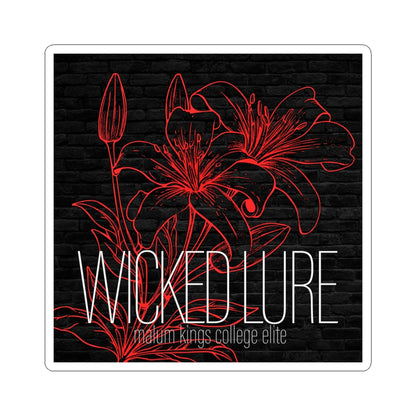 Wicked Lure Malum Kings College Elite Cora Masters Kiss-Cut Stickers