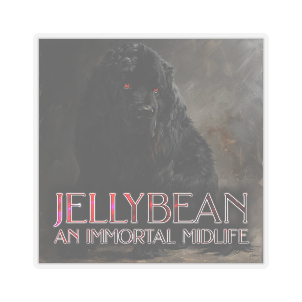 An Immortal Midlife L.A. Boruff Kiss-Cut Stickers