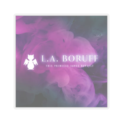 L.A. Boruff This Princess Saves Herself Kiss-Cut Stickers