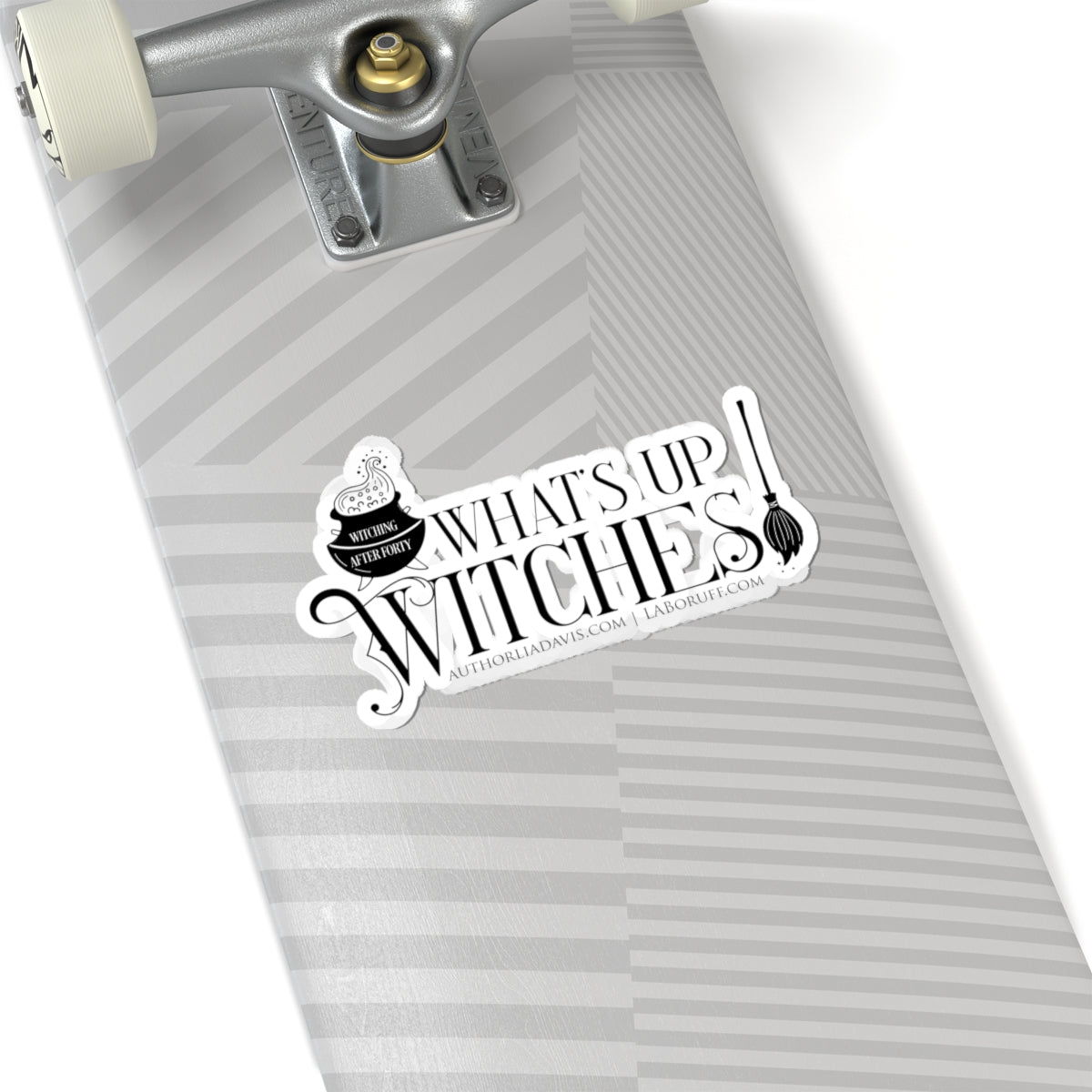 What's Up Witches? L.A. Boruff Lia Davis Kiss-Cut Stickers