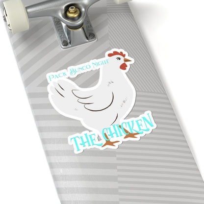 Pack Bunco Night Shifting Into Midlife The Chicken Kiss-Cut Stickers