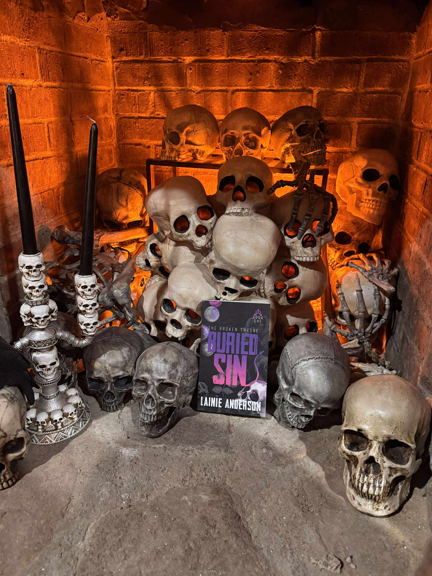 Buried Sin: Book 1 of the First Curse Series. Signed by Lainie Anderson with Swag and coins!