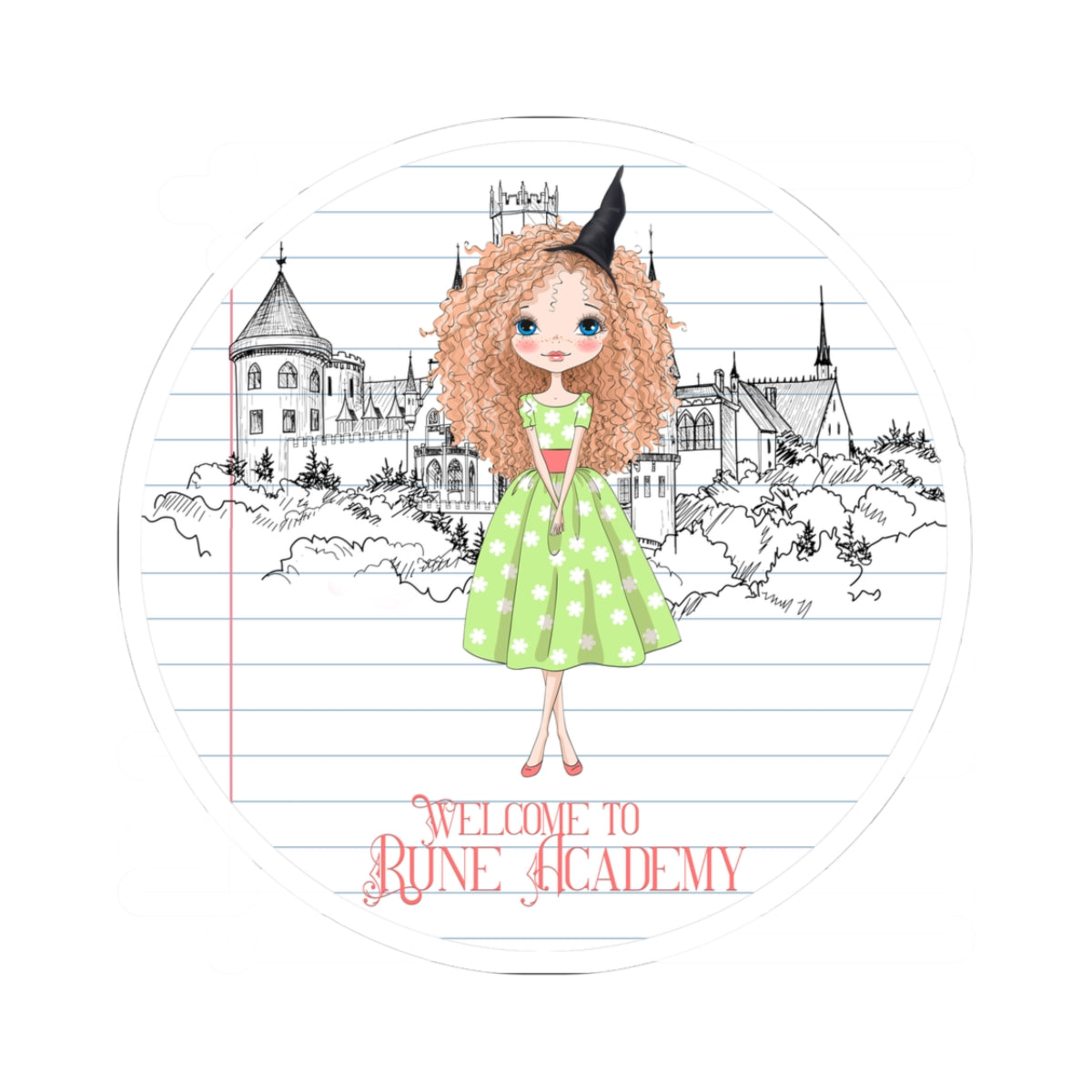 Rune Academy Lainie Davis Kiss-Cut Stickers