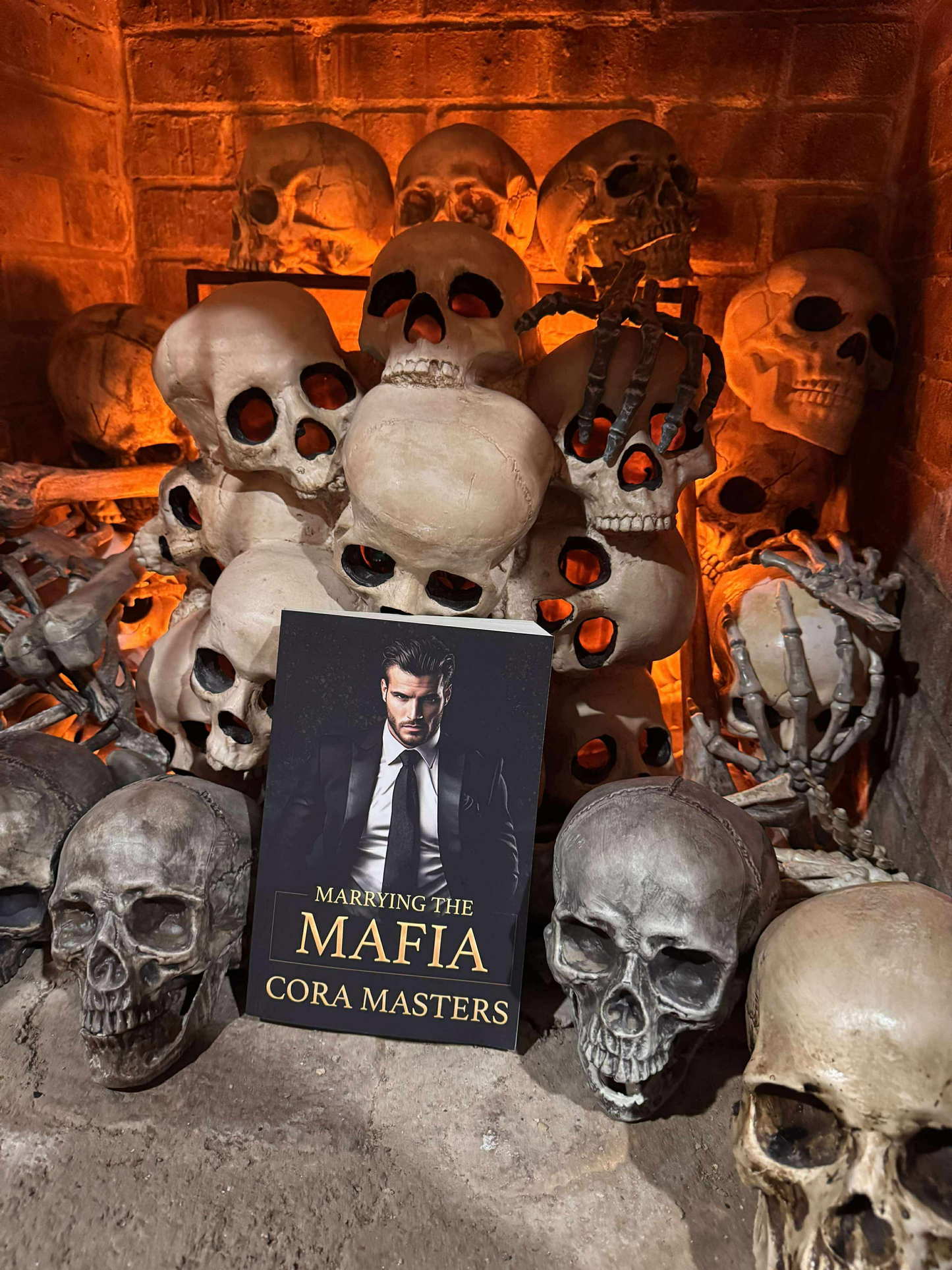 Marrying the Mafia, the Complete Duology signed by Cora Masters with Swag Pack