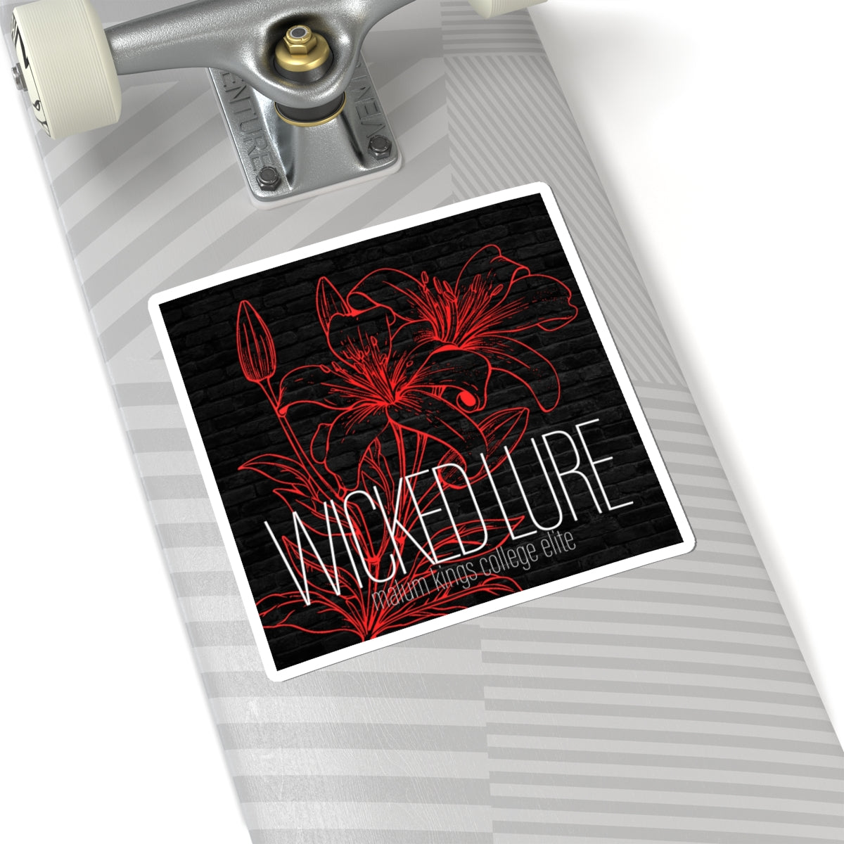 Wicked Lure Malum Kings College Elite Cora Masters Kiss-Cut Stickers
