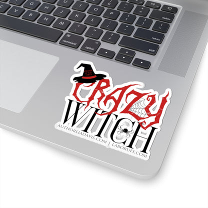 Crazy Witch Kiss-Cut Stickers