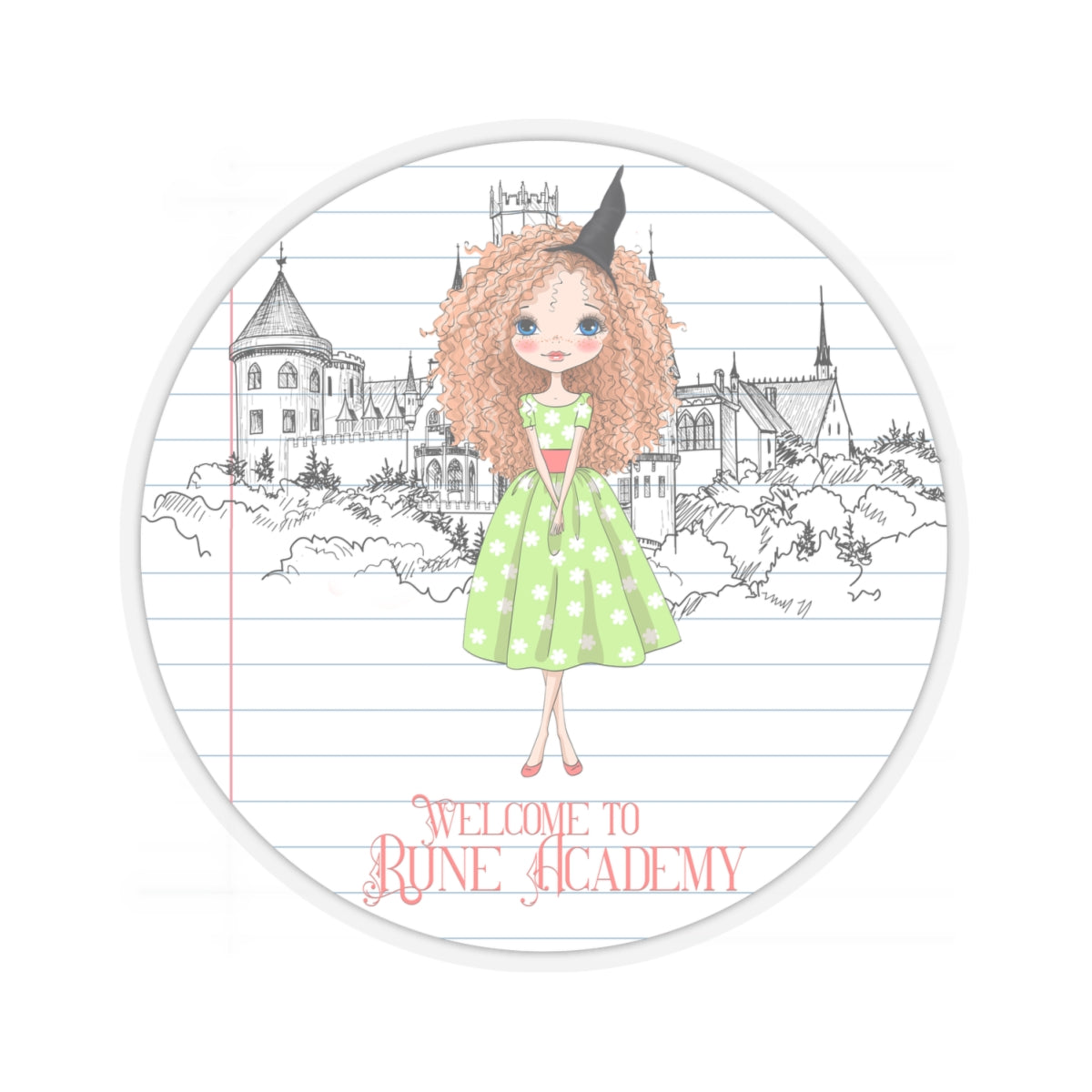 Rune Academy Lainie Davis Kiss-Cut Stickers