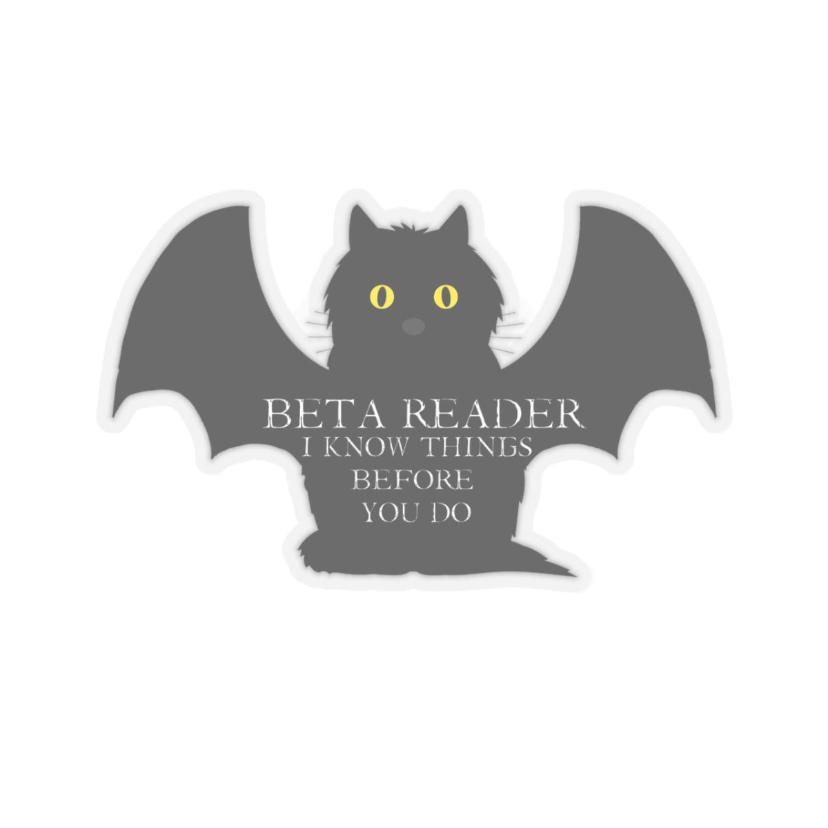 Beta Reader Kiss-Cut Stickers
