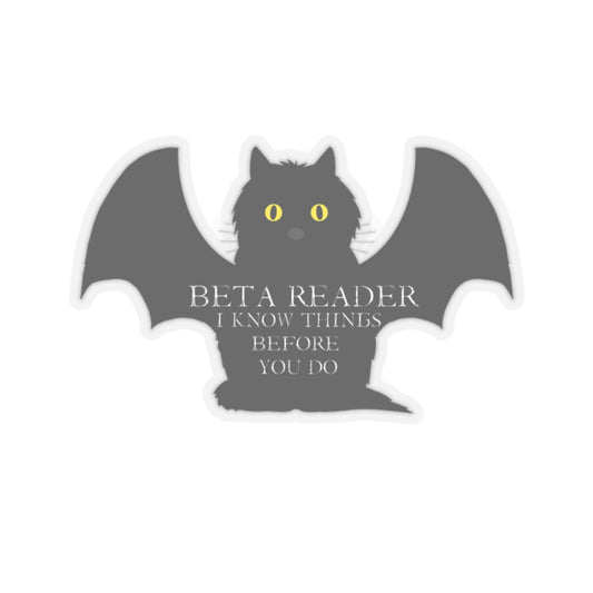 Beta Reader Kiss-Cut Stickers
