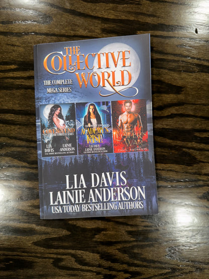 The Collective World signed paperback mega series signed with swag pack