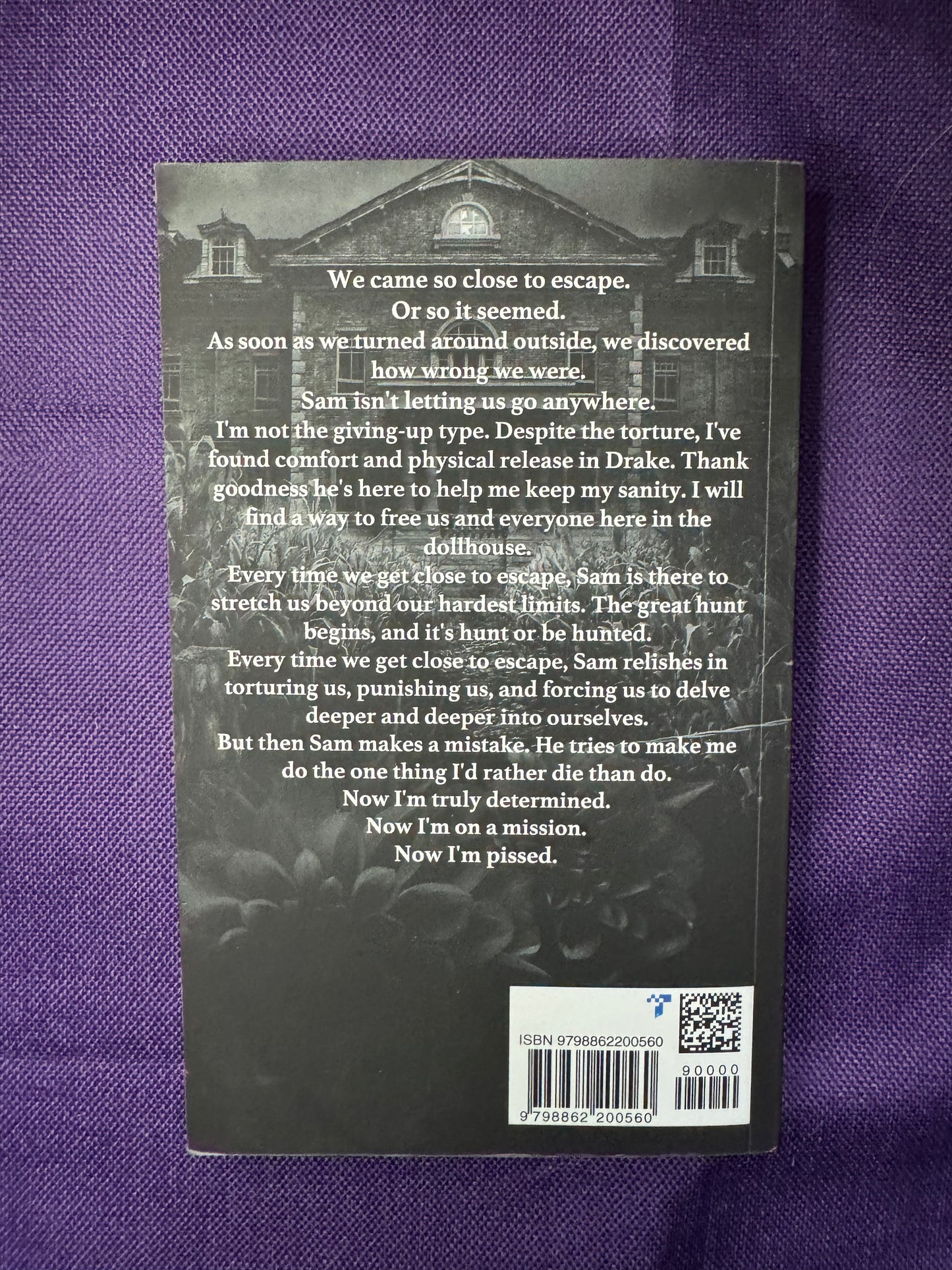 Escaping the Darkness: A Horror Romance Signed by Cora Masters and Georgia Wells Paperback plus swag