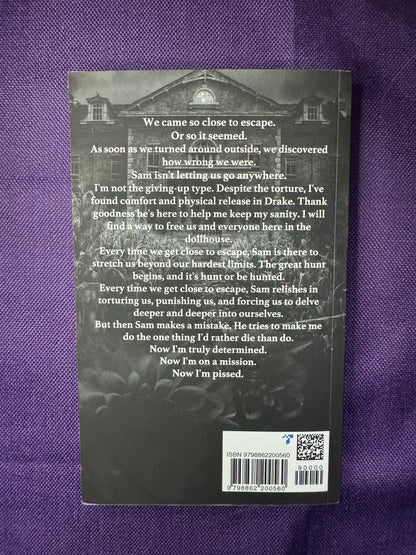 Escaping the Darkness: A Horror Romance Signed by Cora Masters and Georgia Wells Paperback plus swag