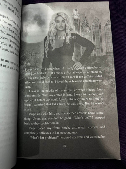 Fanged After Forty Volume 1 Paperback Signed by L.A. Boruff with swag