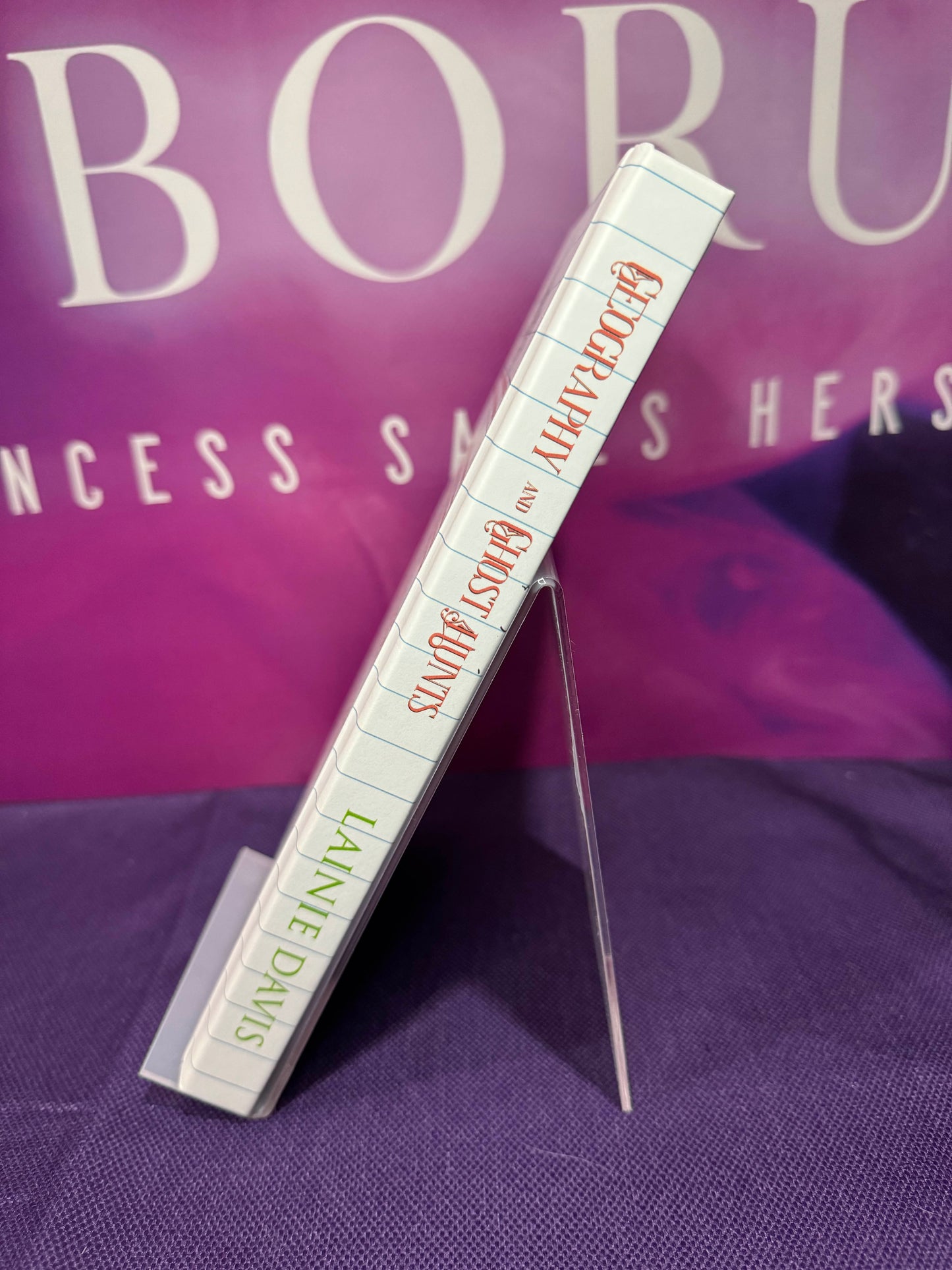 Geography and Ghost Hunts: Sorcery After School Book 1 Hardback Signed by Lainie Davis with swag pack