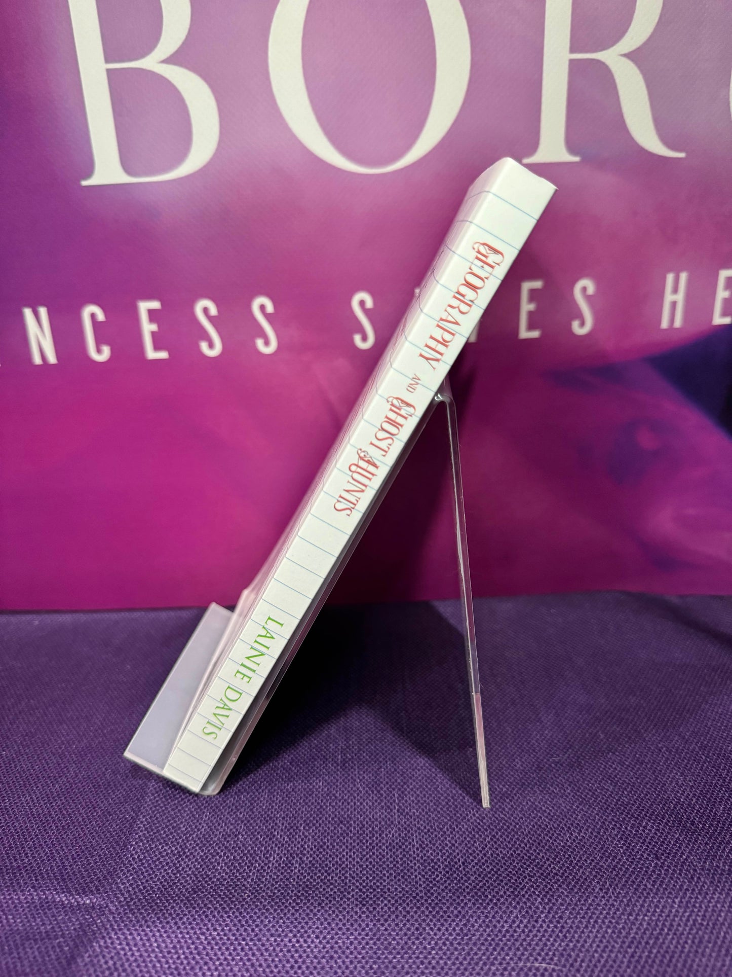 Geography and Ghost Hunts: Sorcery After School Book 1 Paperback Signed by Lainie Davis with swag