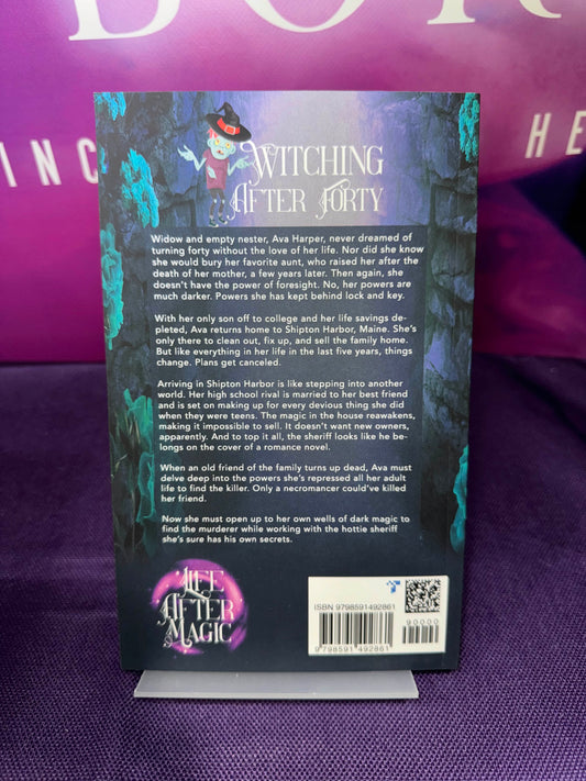 A Ghoulish Midlife: Witching After Forty Book 1 Paperback Signed by L.A. Boruff with Swag