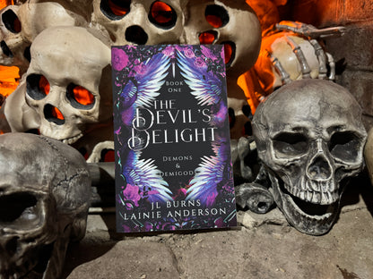 The Devil's Delight: Demons and Demigods Book 1 Paperback Signed by Lainie Anderson and with swag pack