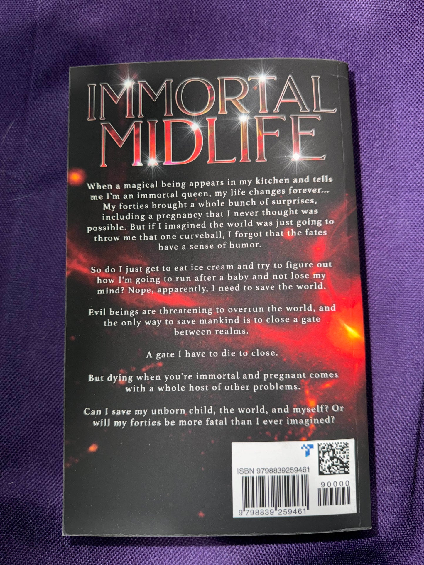 An Immortal Midlife The Complete Series Omnibus Paperback Signed by L.A. Boruff with Digital Signature by Lacey Carter