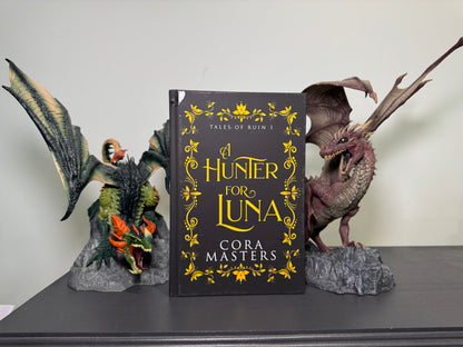 A Hunter For Luna Hardback Signed by Cora Masters With Swag