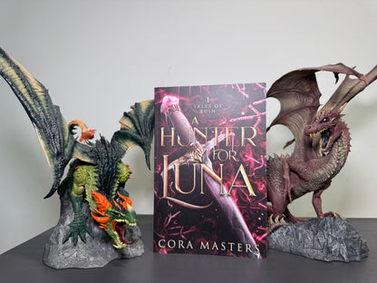 A Hunter For Luna Paperback Signed by Cora Masters With Swag!