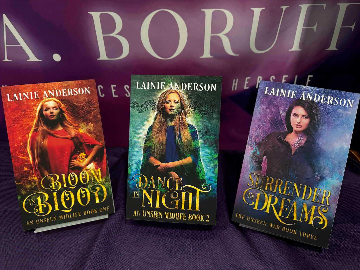 An Unseen War complete Trilogy Bundle Signed by Lainie Anderson and comes with a swag pack!