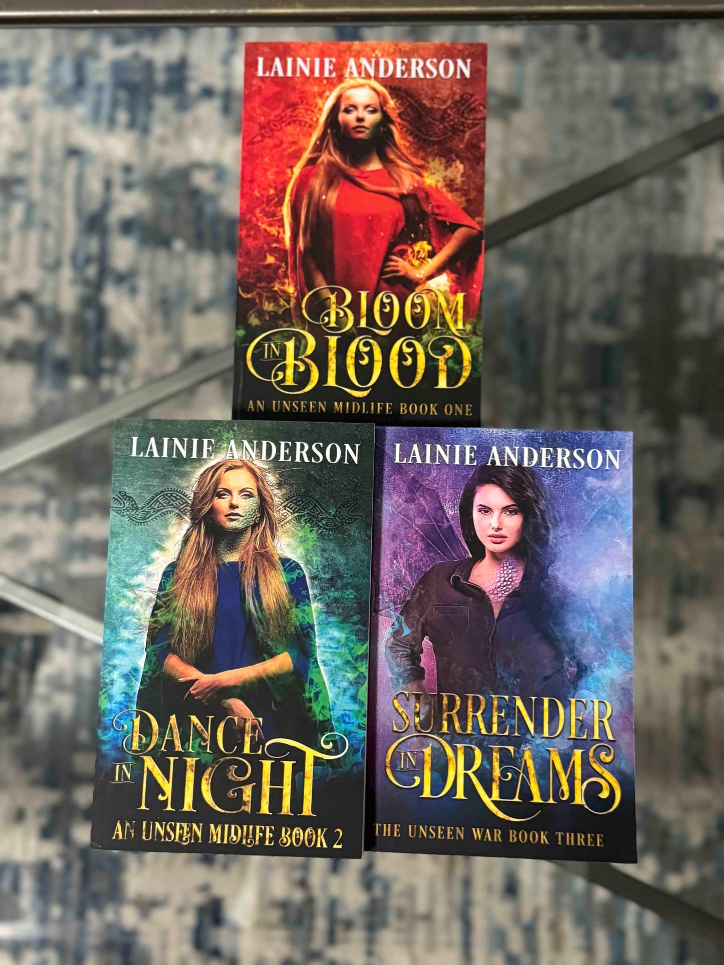 An Unseen War complete Trilogy Bundle Signed by Lainie Anderson and comes with a swag pack!