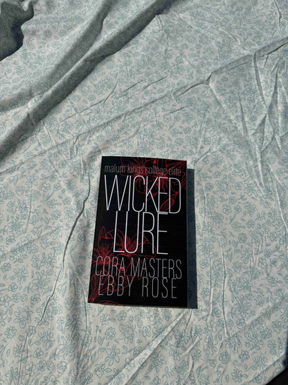 Wicked Lure: Malum Kings College Elite Book 1 by Cora Masters Signed with Swag